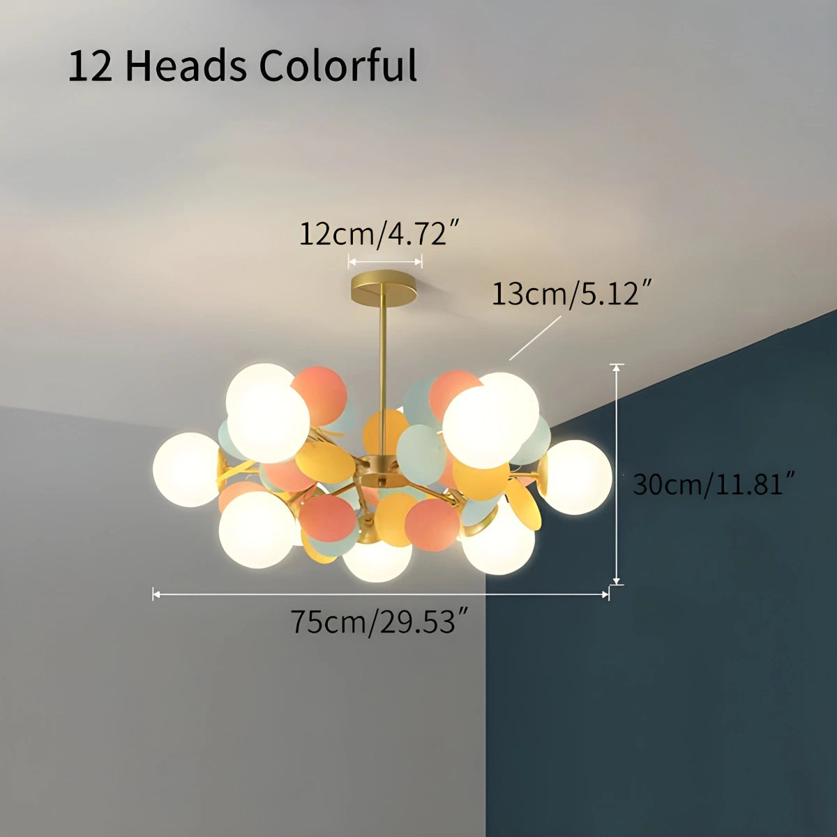 Antizer Colorful Flash Modern Chandelier