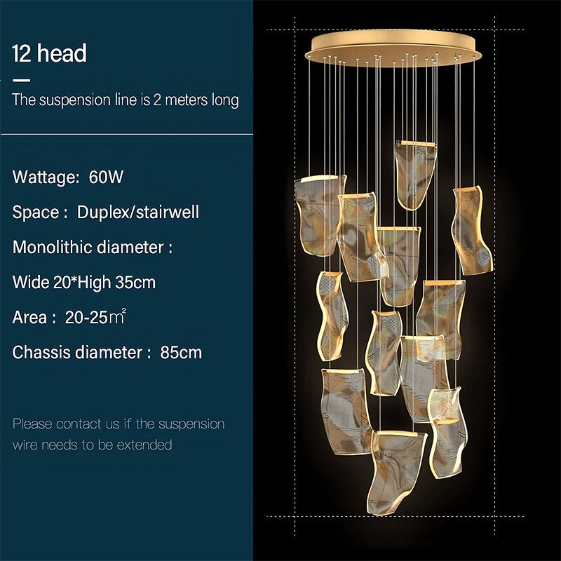 Light Luxury Art Large Pendant Lights