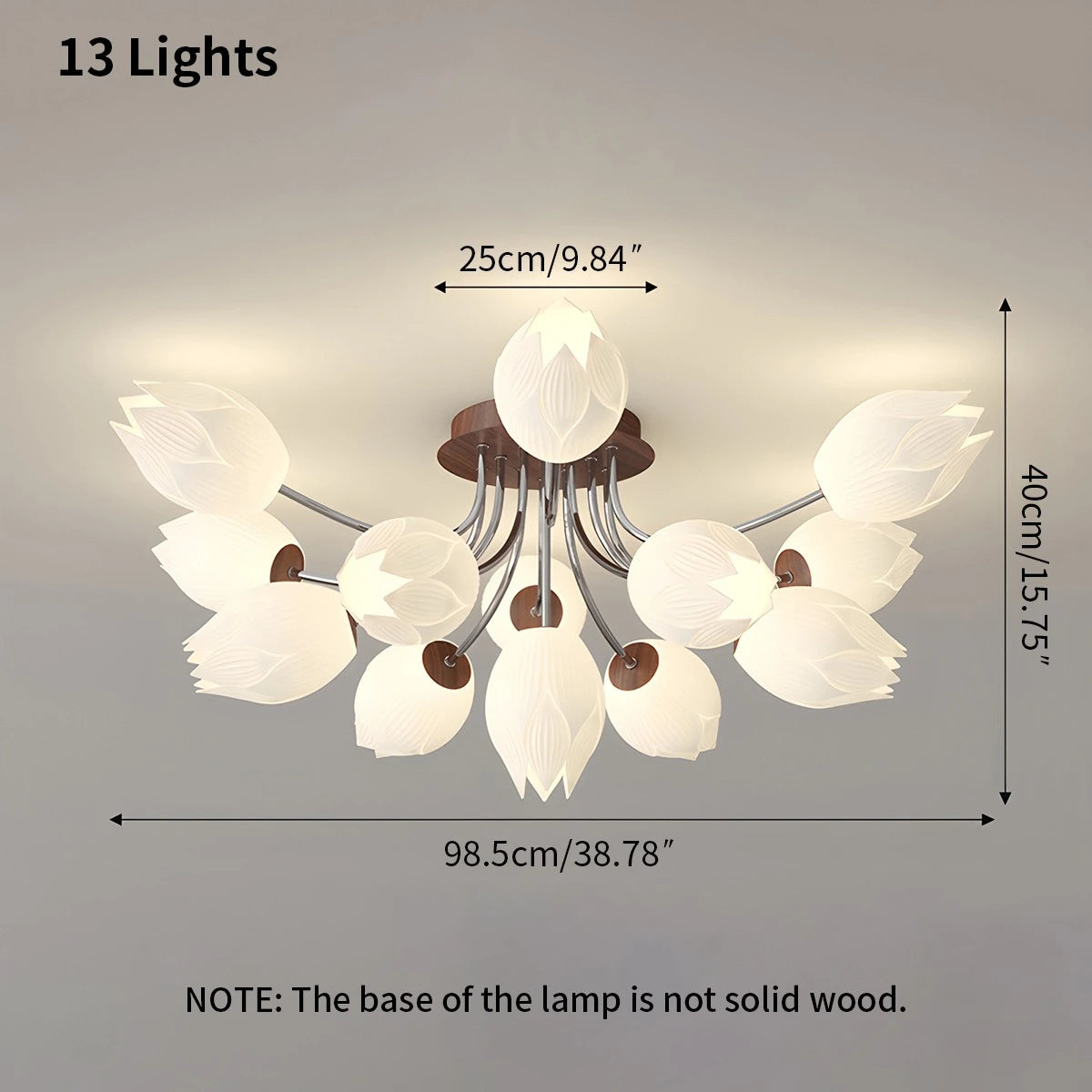 Antizer Medieval Flower Ceiling Lamp for Living Room