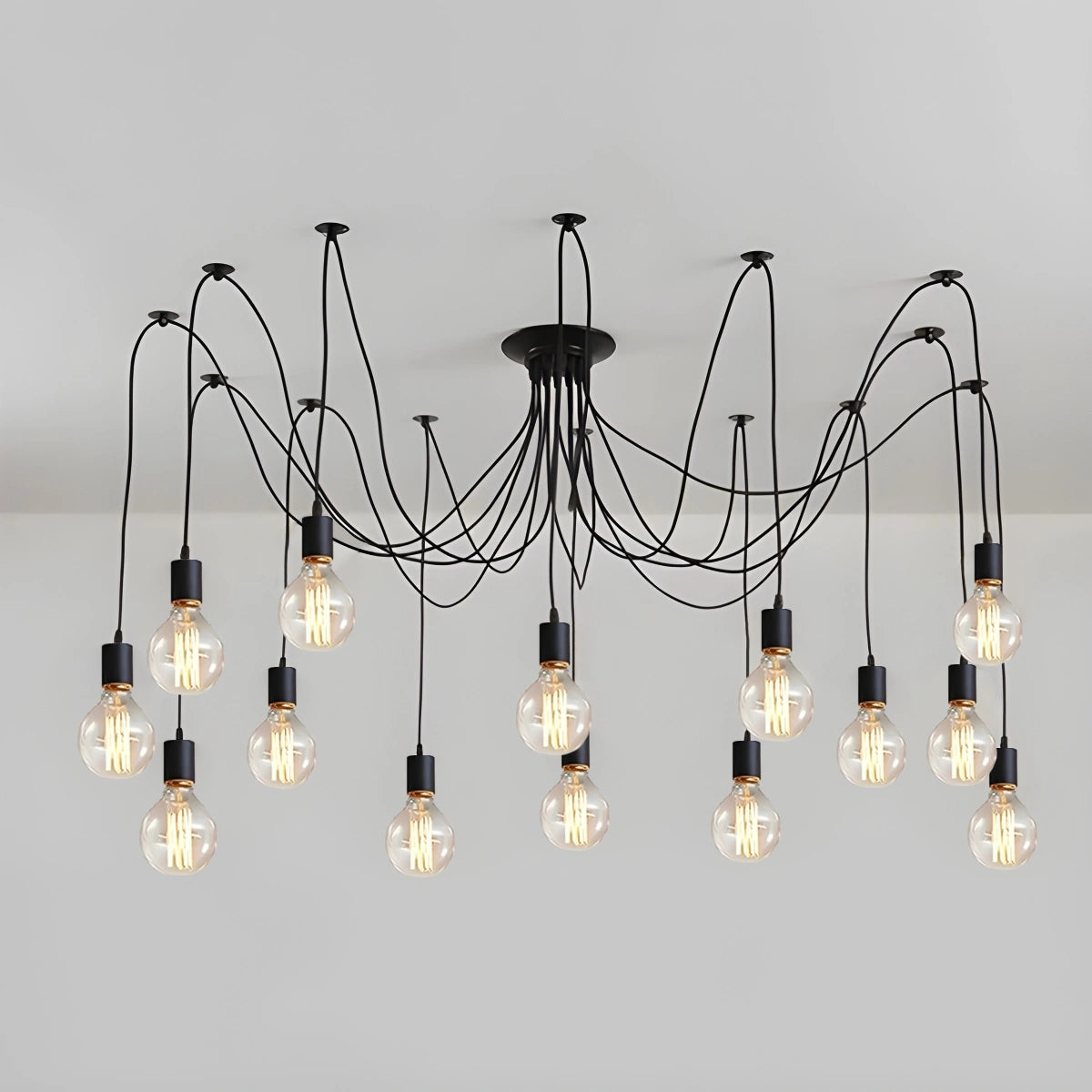 Antizer Alfie Vintage Multiple Light Bulbs Chandelier