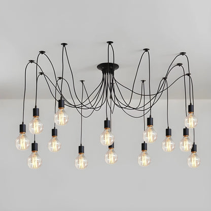 Antizer Alfie Vintage Multiple Light Bulbs Chandelier