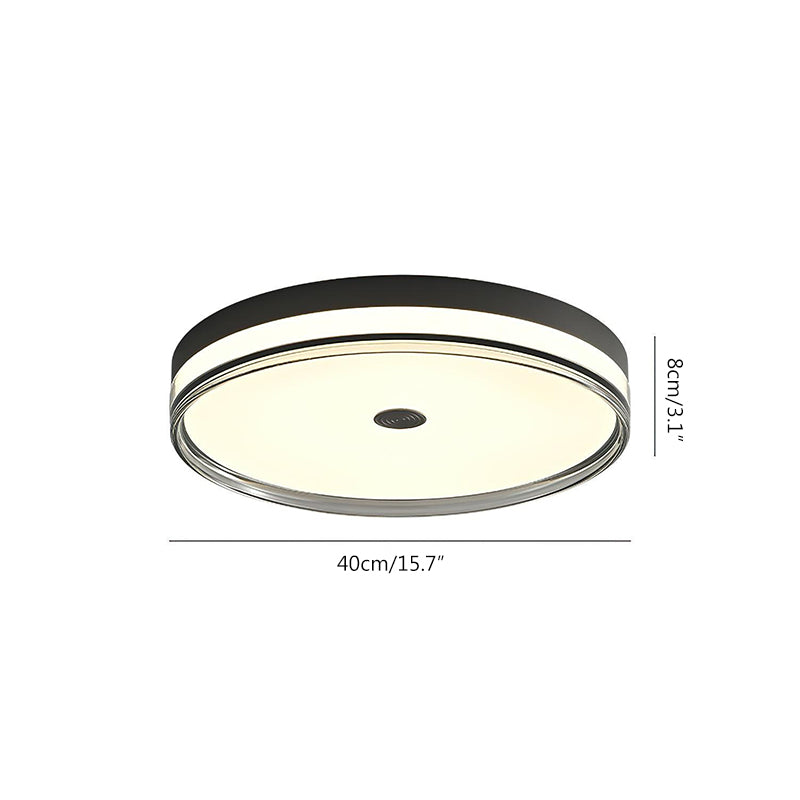 Antizer Acrylic Round LED Ceiling Lamp for Bedroom