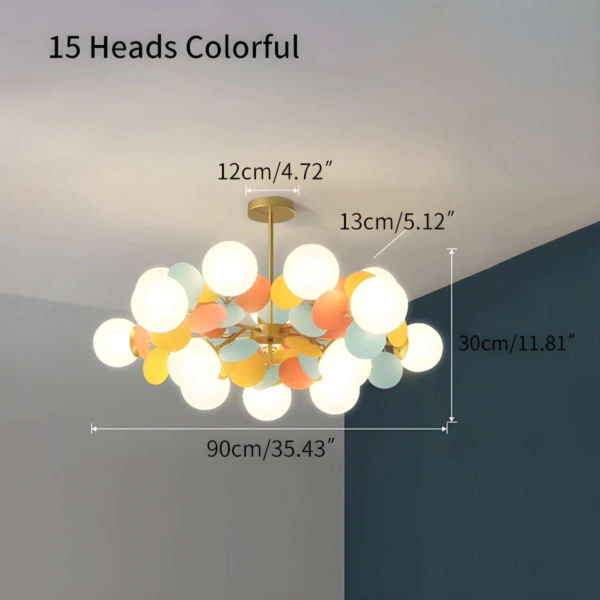 Antizer Colorful Flash Modern Chandelier