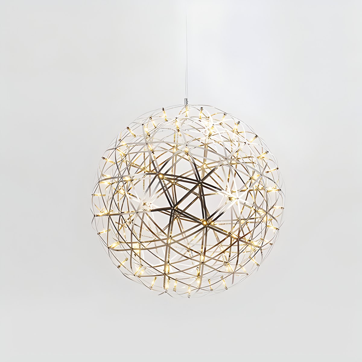 Silver Spark Ball Pendant Light