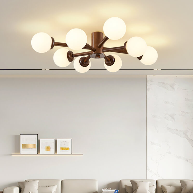 Nordic Wooden Dining Room Ceiling Lights