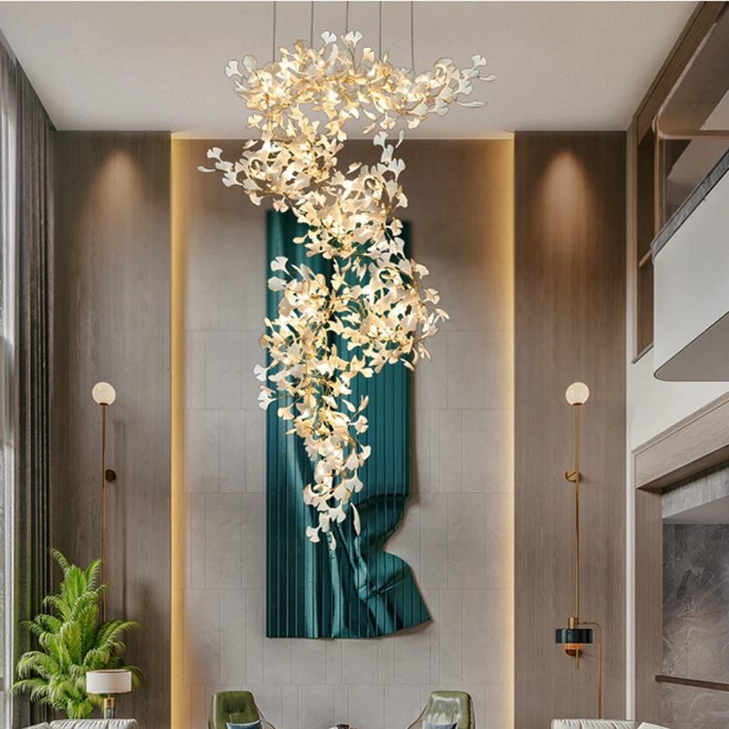 Ginkgo Leaf Chandelier