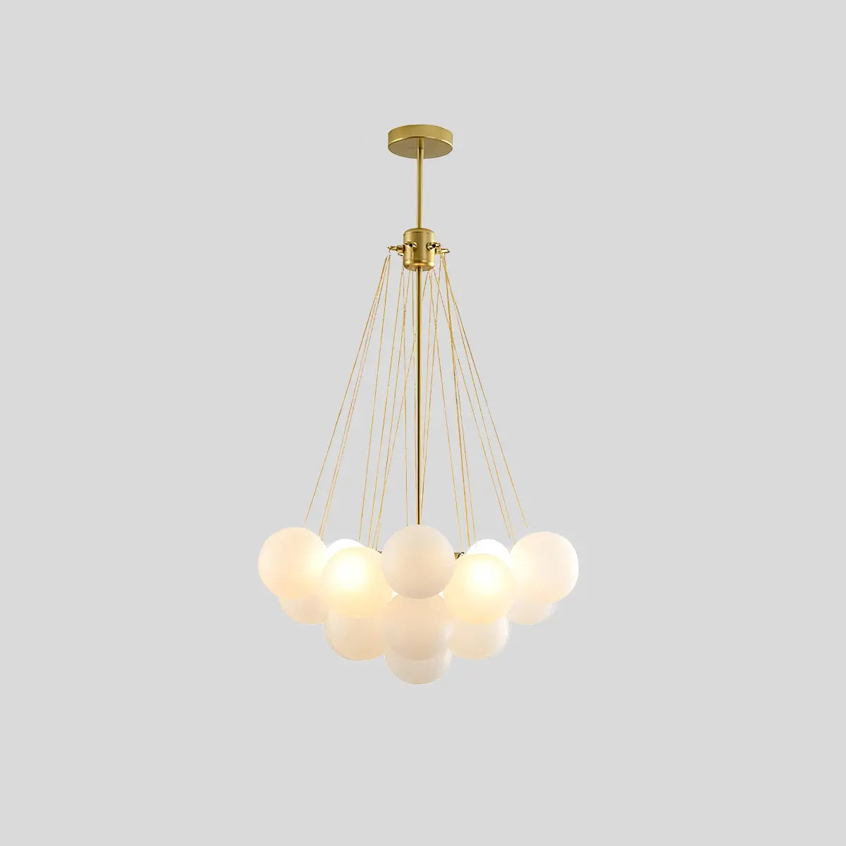 Antizer Modern Bubble Glass Chandelier for Living Room