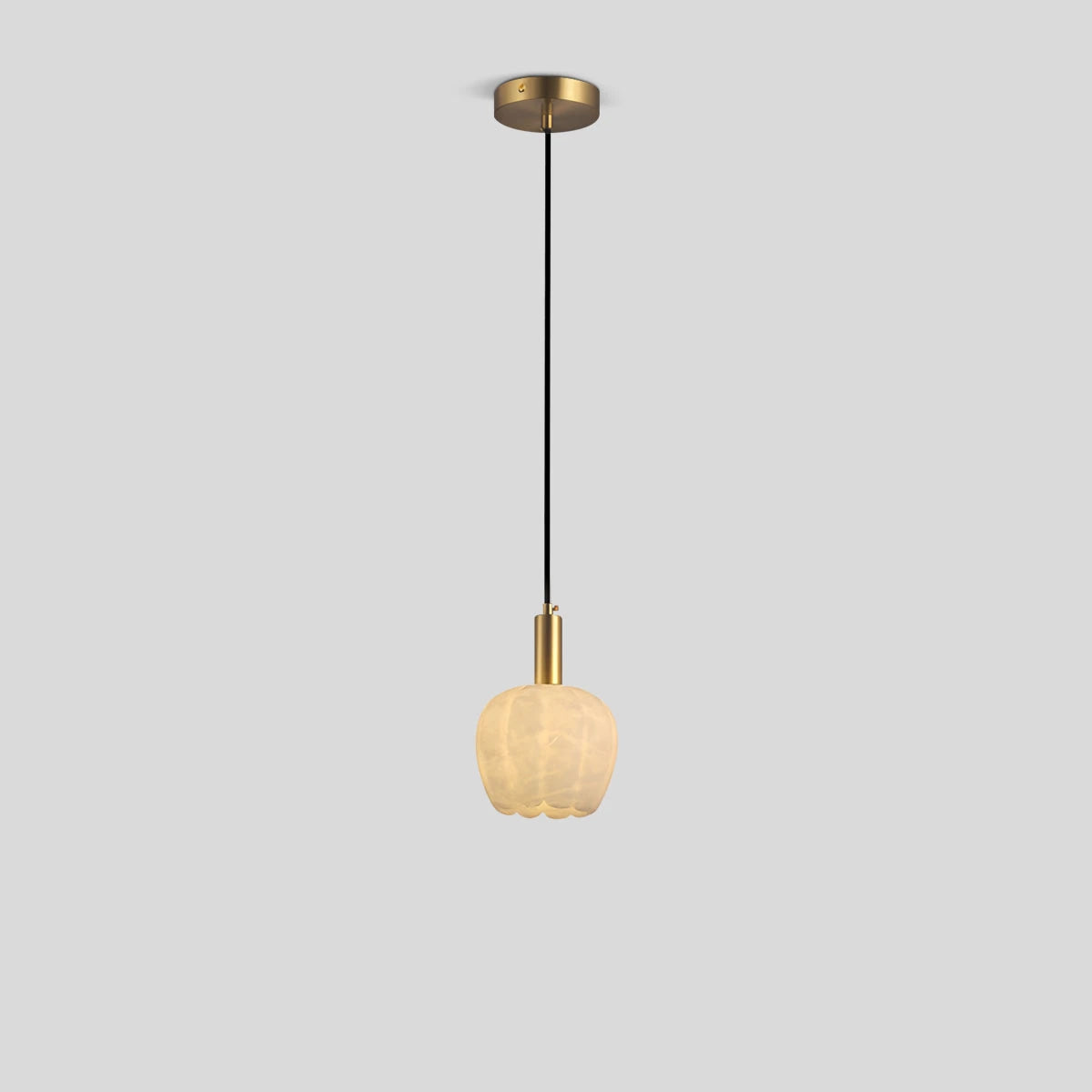 Antizer Flower Bud Shaped Marble Pendant Light