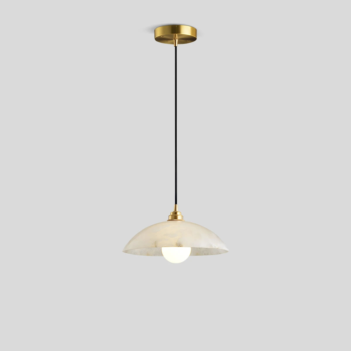 Antizer Dome Spanish Alabaster Pendant Light for Dining Room