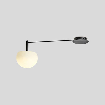 Antizer Custom Frosted Glass Globe Ceiling Light