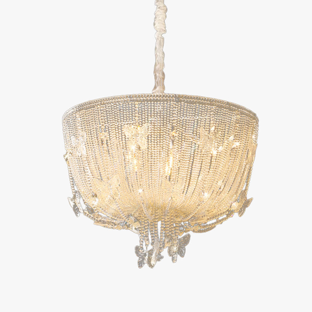 Antizer French Crystal Bead Chandelier