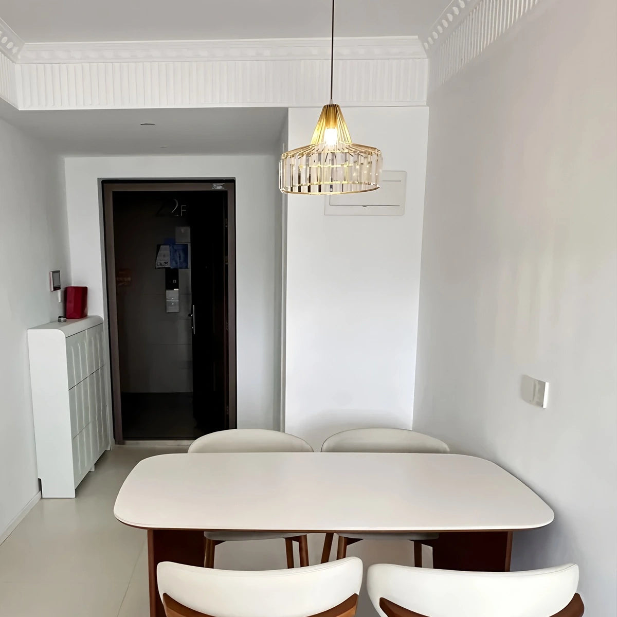 Antizer Modern Iron Art Glass Pendant Lamp for Kitchen