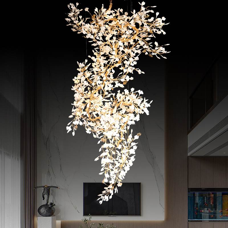 Ginkgo Leaf Chandelier