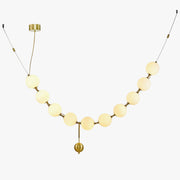 Antizer Art Deco V-Pearl Adjustable Chandelier