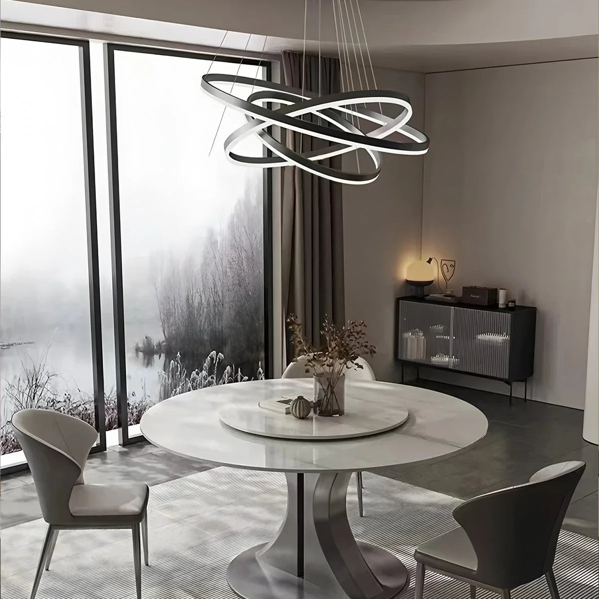 Antizer Circle Layered Living Room Chandelier