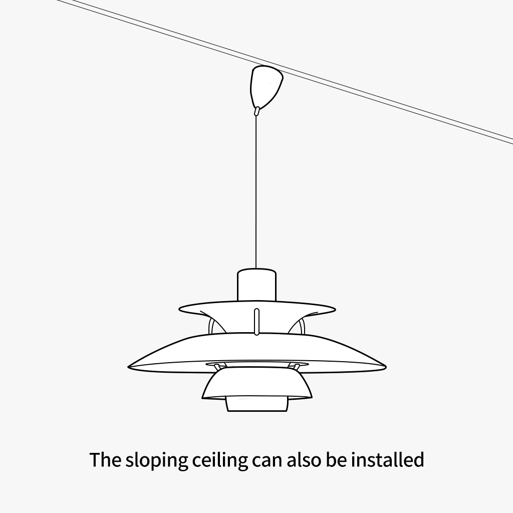 Antizer Modern Nordic Style Multi-layer Hanging Pendant Lamp