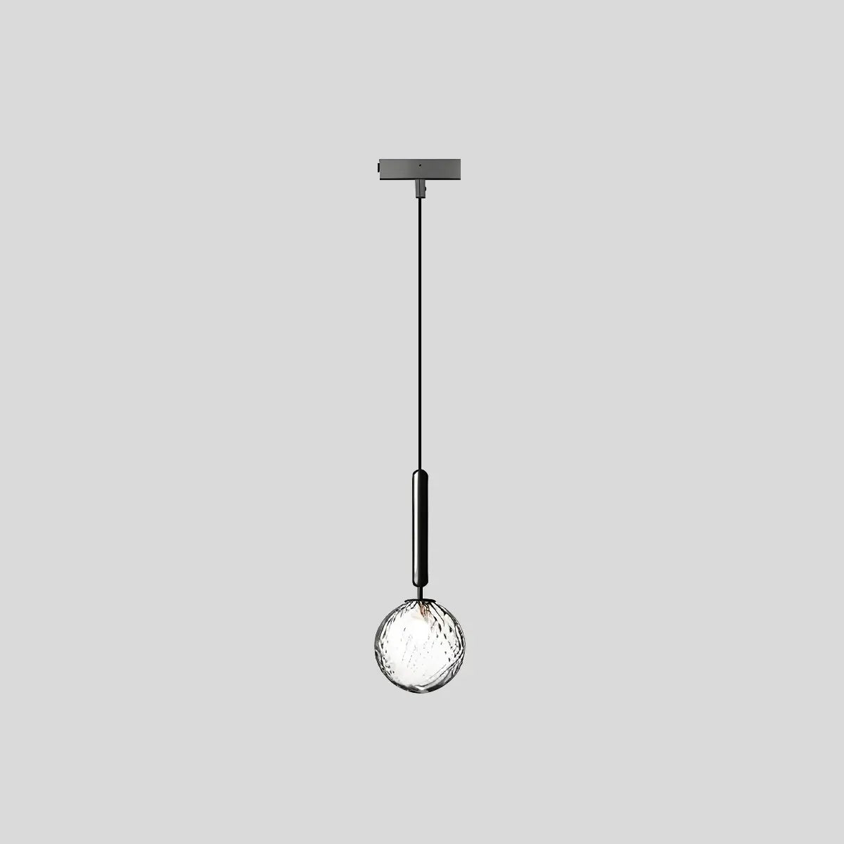 Antizer Temen Globe Glass Pendant Light for Kitchen Island