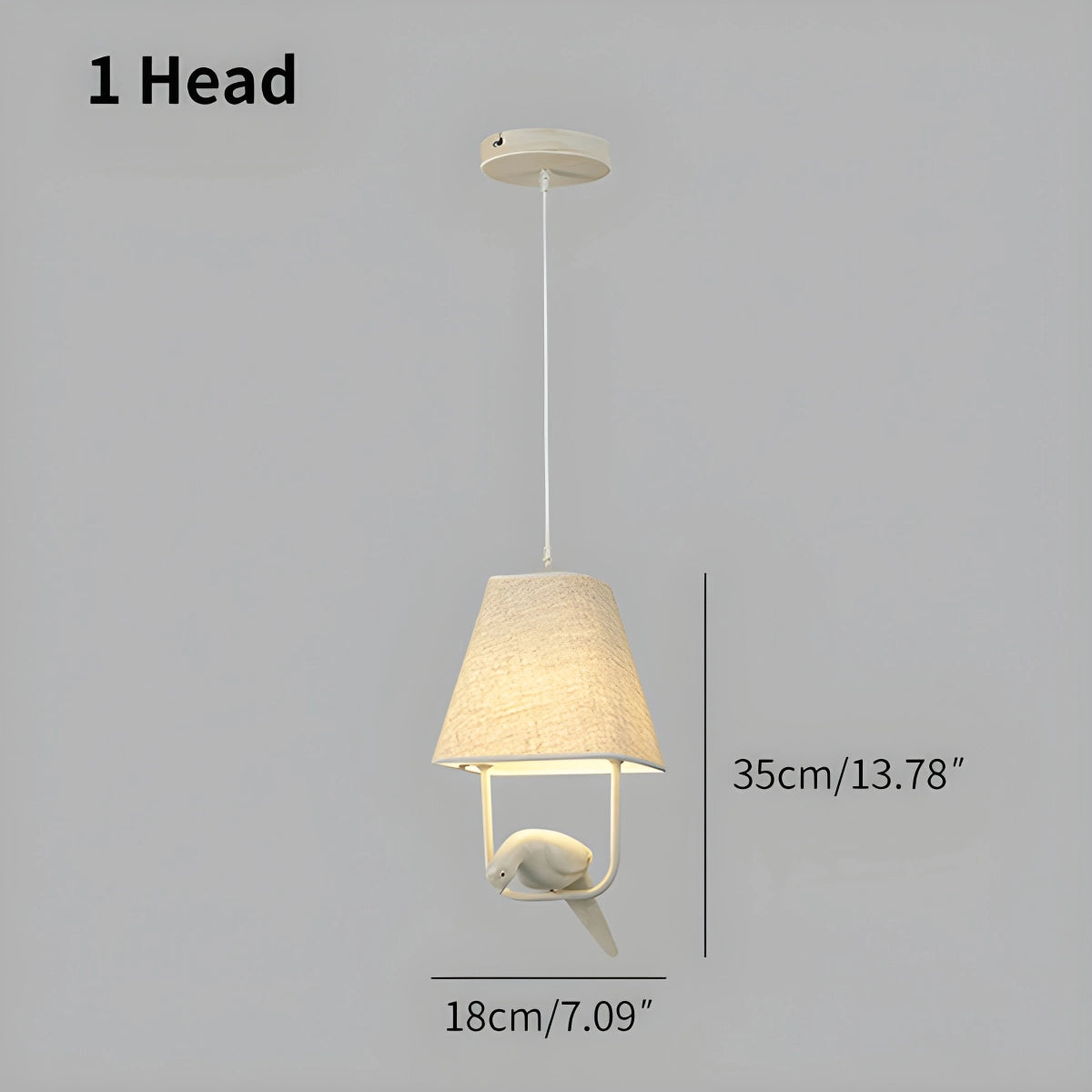 Antizer Nordic Bird Pendant Light for Living Room Bedroom