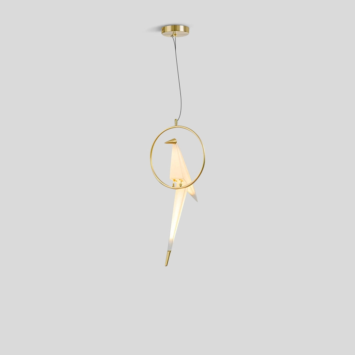 Antizer Paper Crane Bird Chandelier for Dining Room