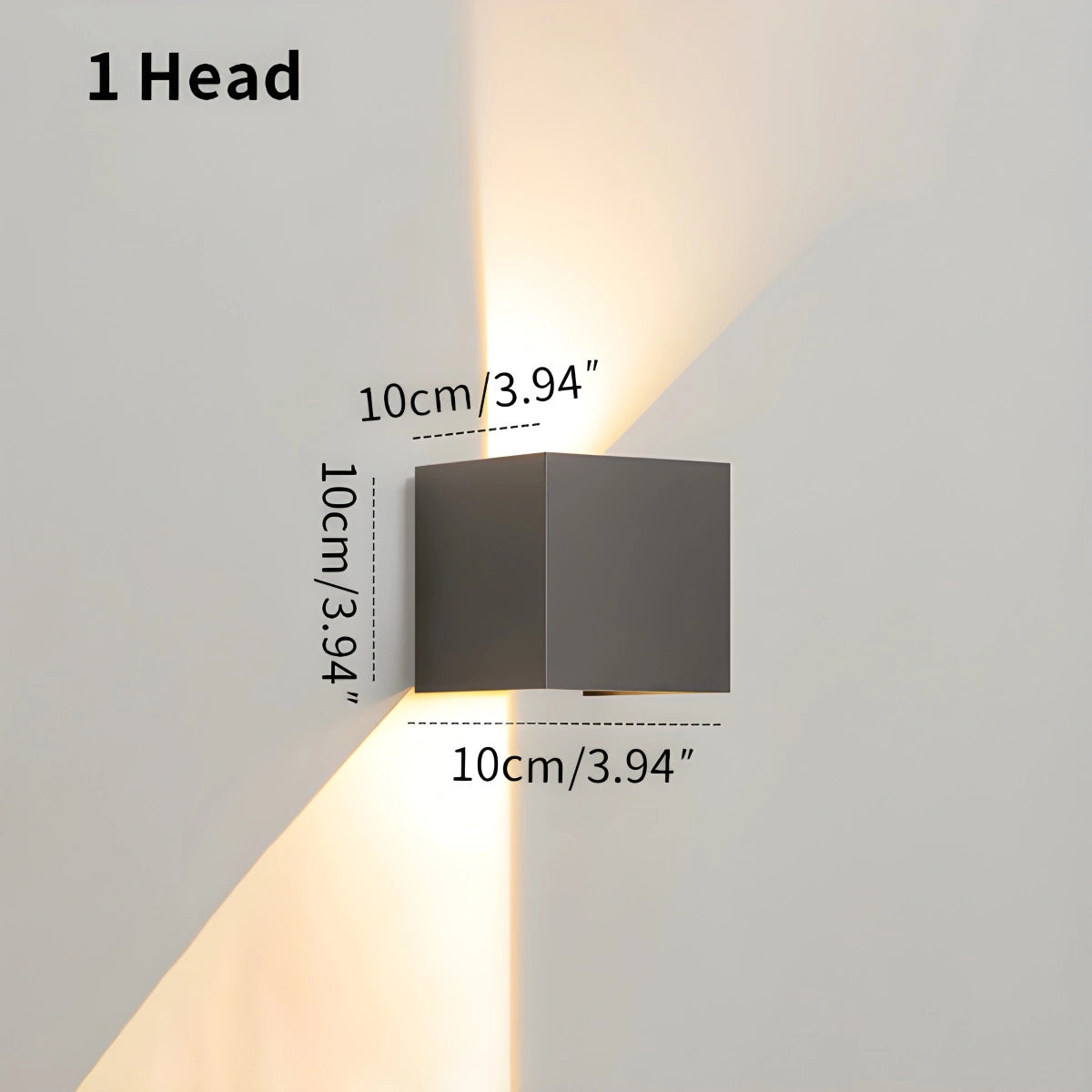 Antizer Outdoor Aluminum Waterproof Garden LED Wall Light