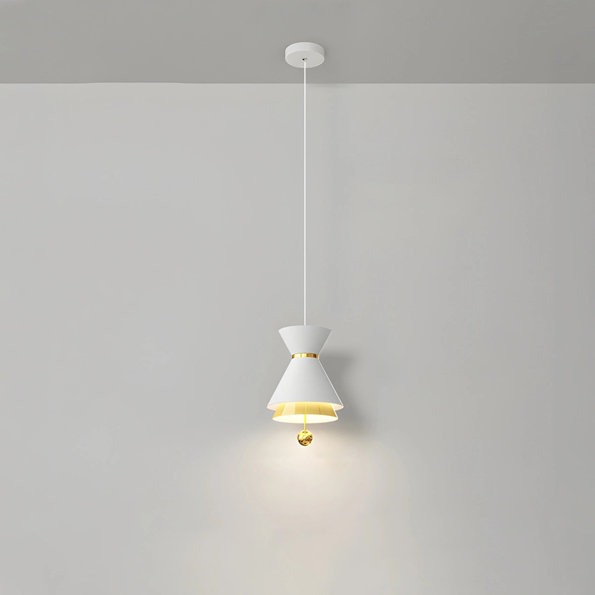 Antizer Modern Minimalist White LED Pendant & Wall Light