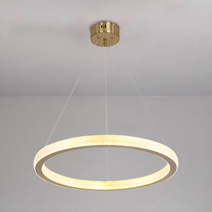 Antizer Modern Ring LED Pendant Light for Dining Room