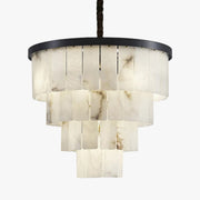 Antizer Modern Tiered Alabaster Chandelier