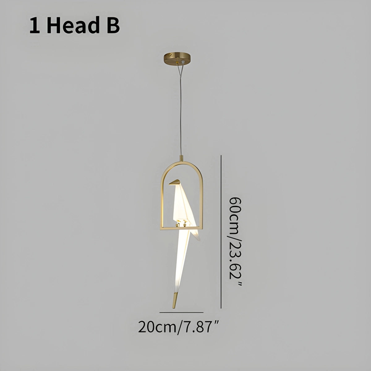 Antizer Paper Crane Bird Chandelier for Dining Room