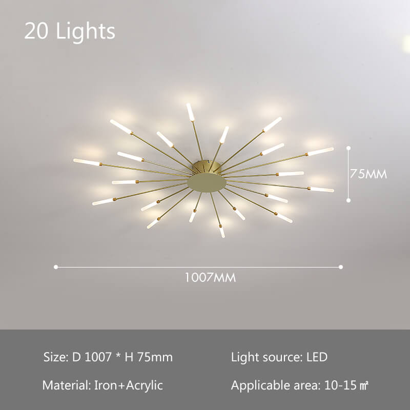 Fireworks Starburst Ceiling Light