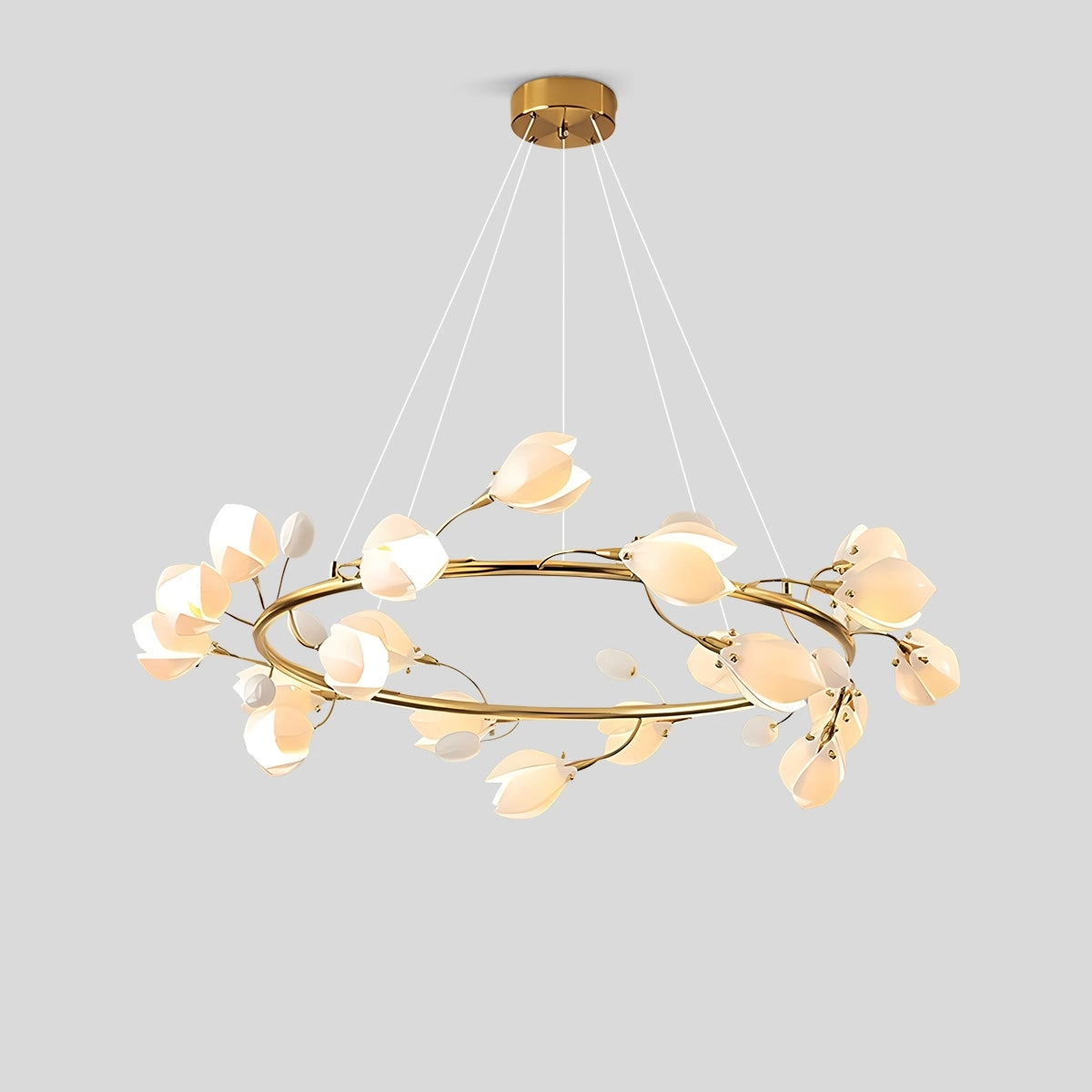 Antizer Ceramics Magnolia Chandelier