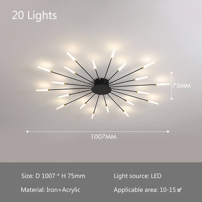 Fireworks Starburst Ceiling Light