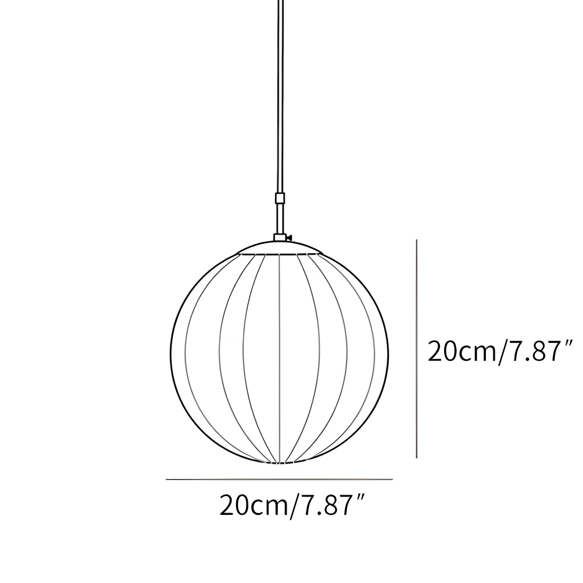 Antizer Modern Nordic Water Pattern Glass Ball Pendant Light