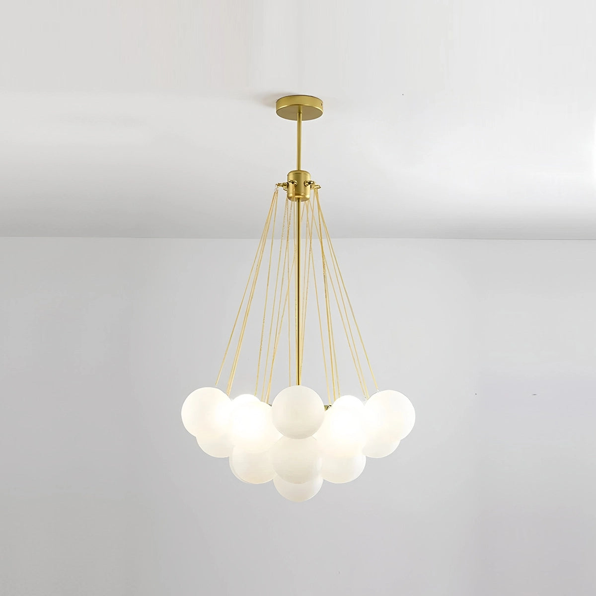 Antizer Modern Bubble Glass Chandelier for Living Room