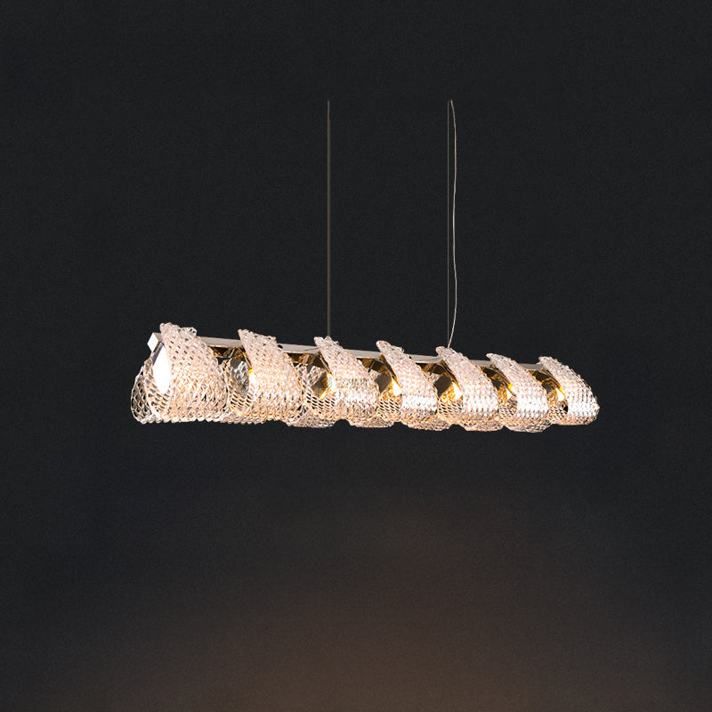 Antizer Art Luxury Glass Flower Chandelier