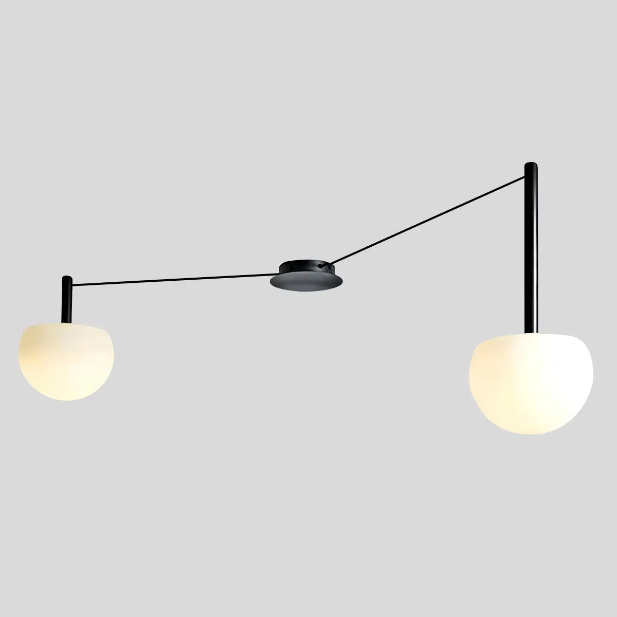 Antizer Custom Frosted Glass Globe Ceiling Light