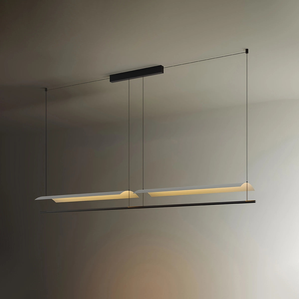 Antizer Minimalist Tile Shape Dining Room Pendant Light