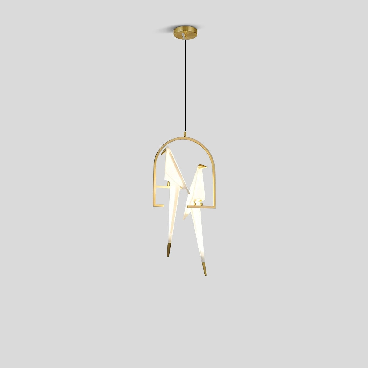 Antizer Paper Crane Bird Chandelier for Dining Room
