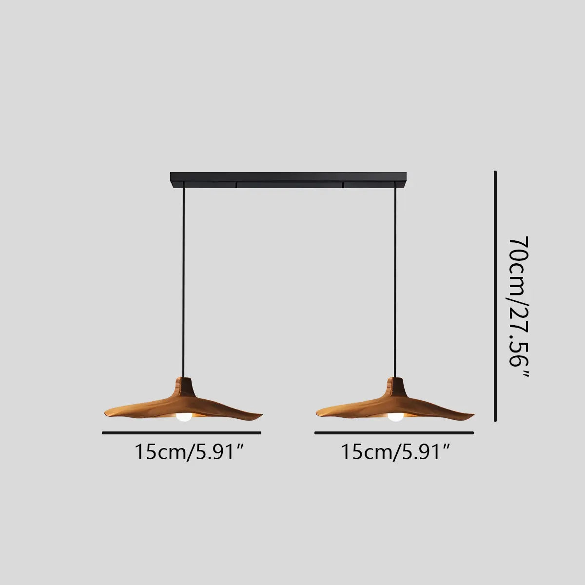 Antizer Retro Wave Wabi Sabi Pendant Light