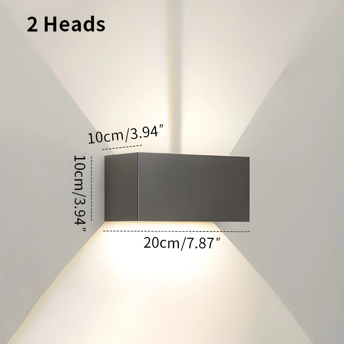 Antizer Outdoor Aluminum Waterproof Garden LED Wall Light
