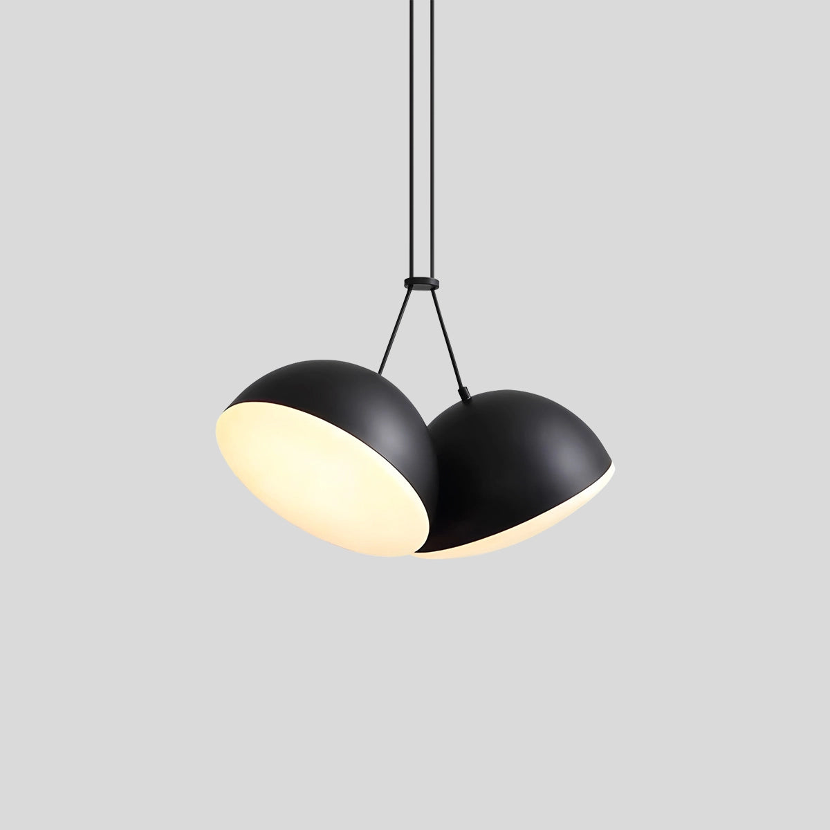 Antizer Nordic Minimalist Black Semi-Circular Pendant Light