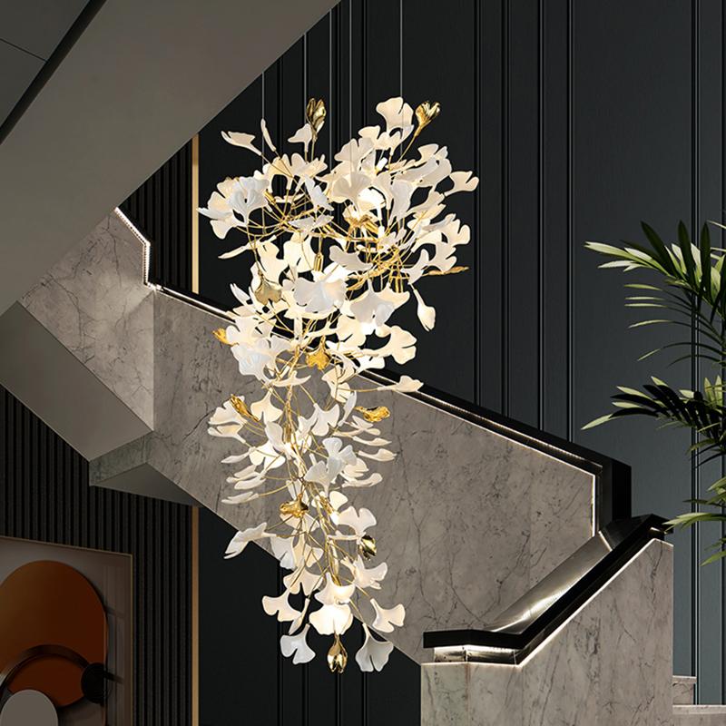 Ginkgo Leaf Chandelier