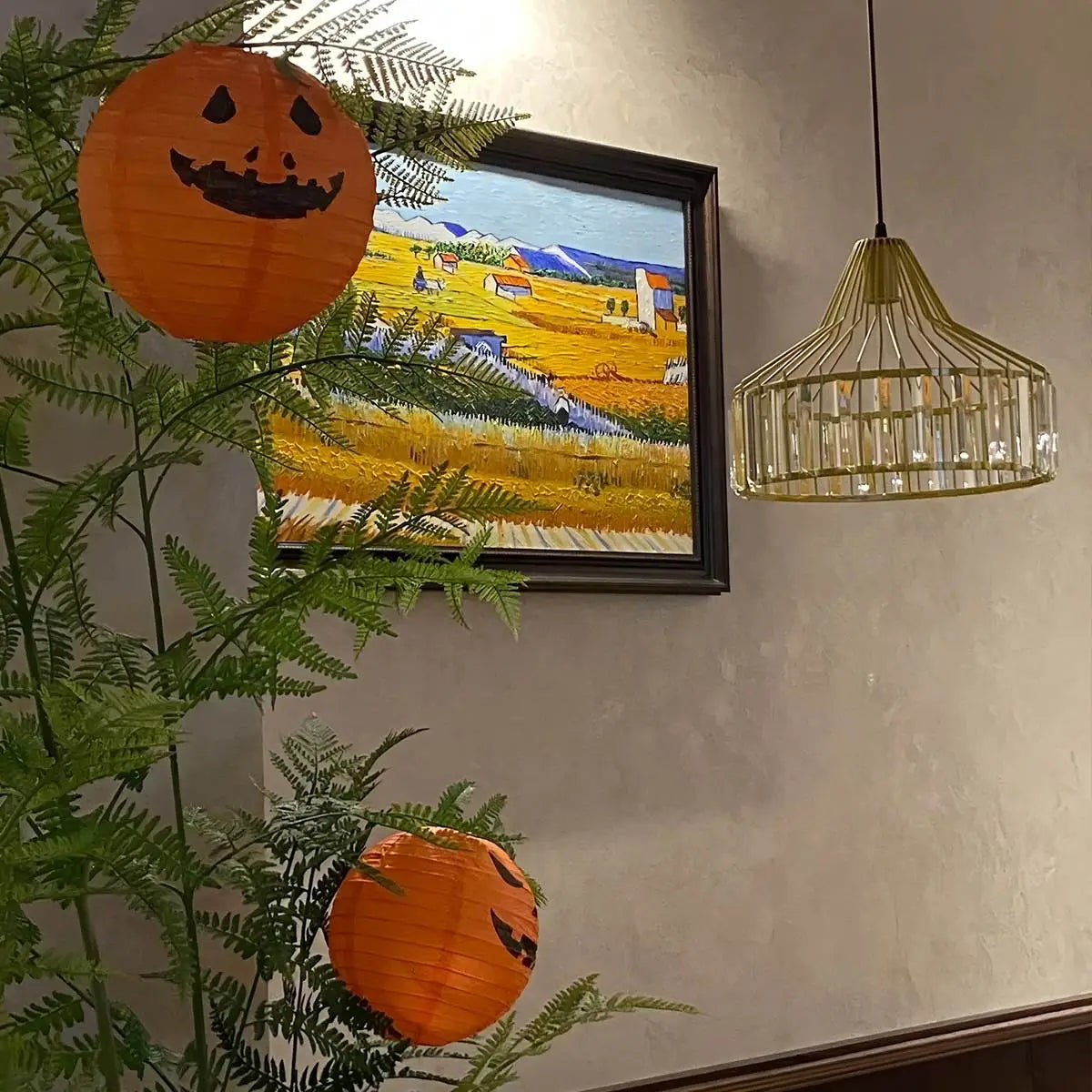 Antizer Modern Iron Art Glass Pendant Lamp for Kitchen