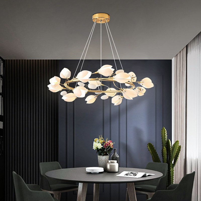 Ceramics Magnolia Chandelier