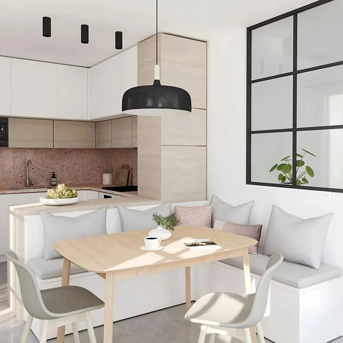 Antizer Modern Dome Macaron Pendant Light for Kitchen Island