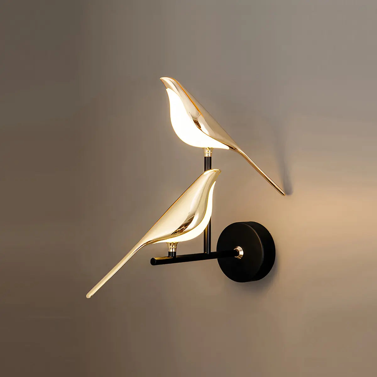 Antizer Gold Birds Wall Sconce for Bedroom