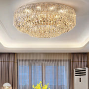 Antizer Luxury Large Crystal Tiered Ceiling Light
