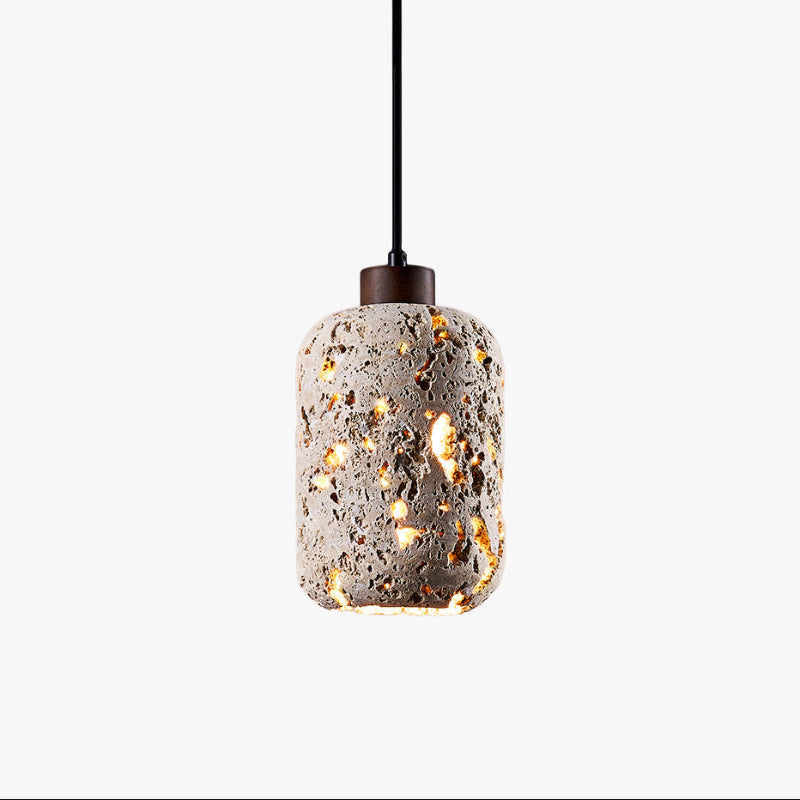 Antizer Wabi Sabi Travertine Pendant Light