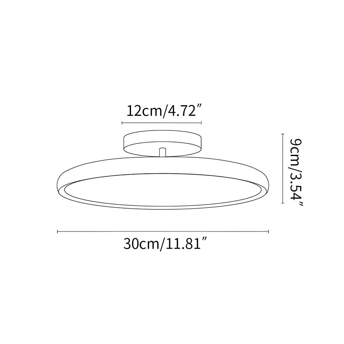 Antizer Drift Adjustable Ceiling Lamp for Bedroom