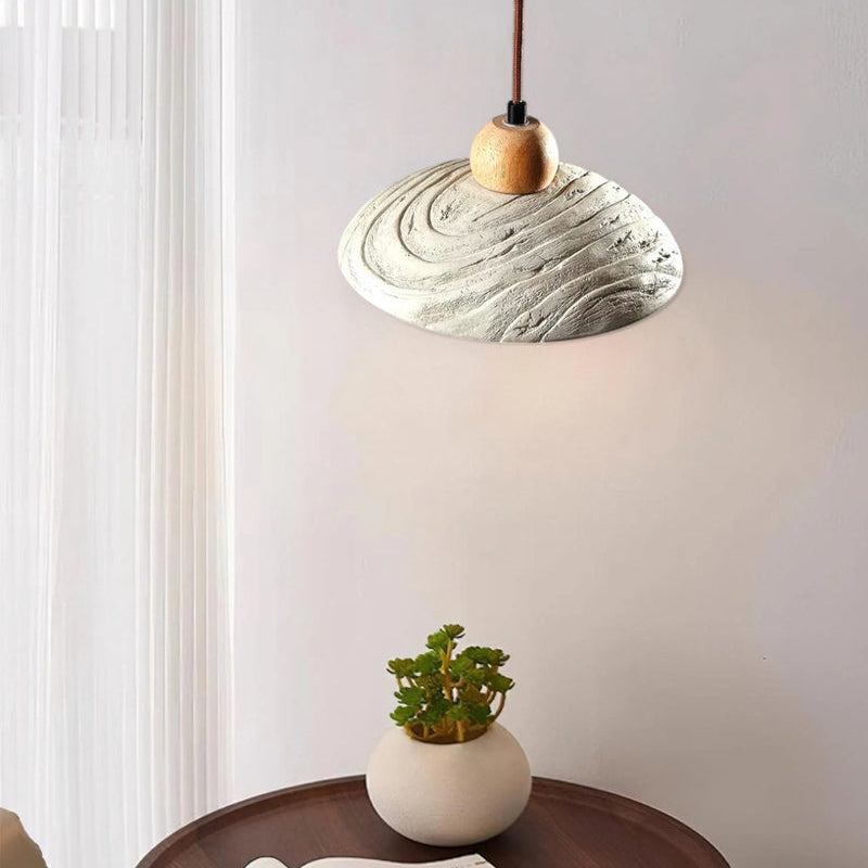 Antizer Wabi Sabi Style Dome Cement Pendant Light