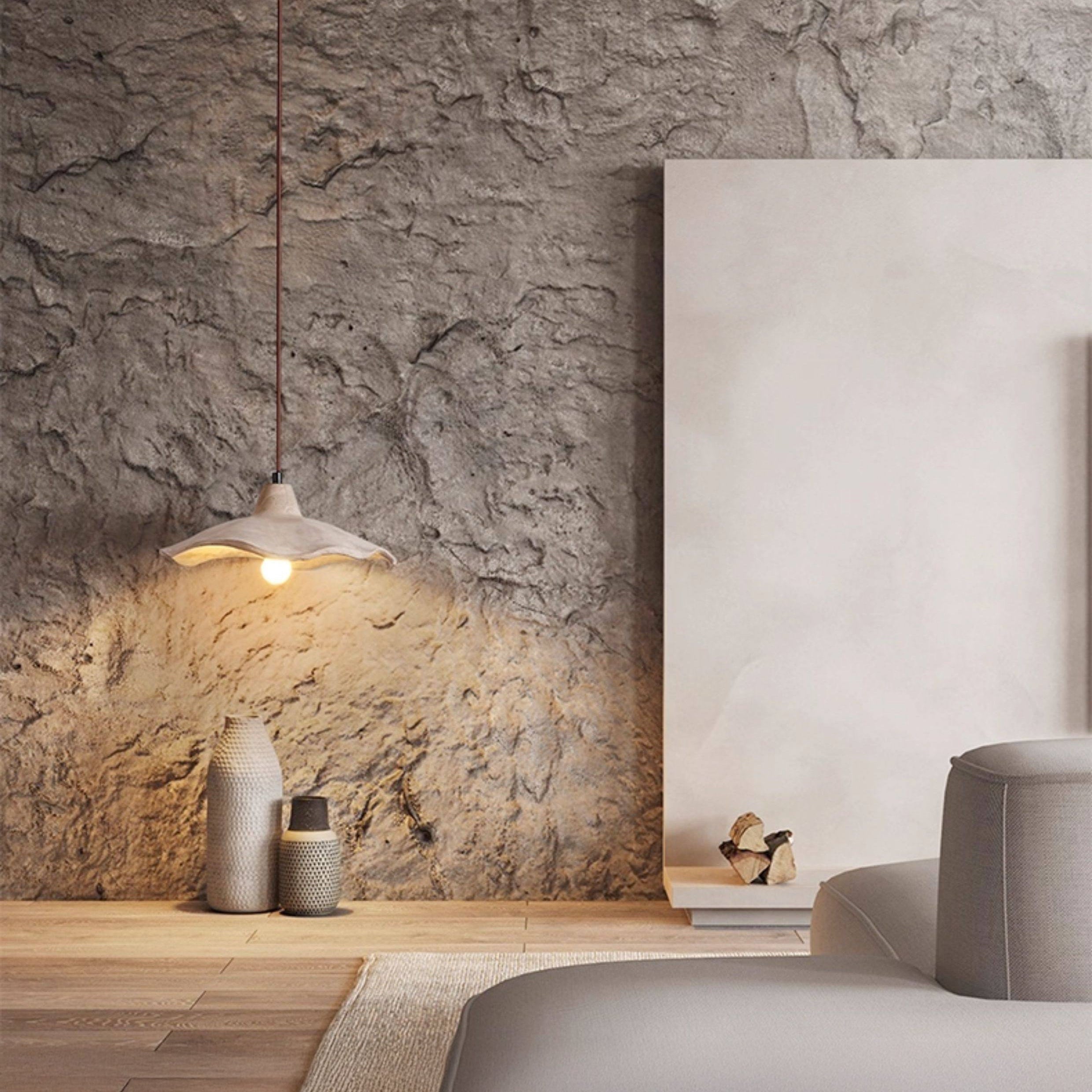 Antizer Modern Flower Cement Pendant Light